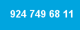 924 749 68 11 924 749 68 11